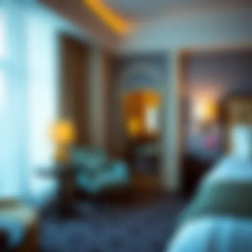 Elegant suite showcasing luxury accommodations at Resorts World Catskills