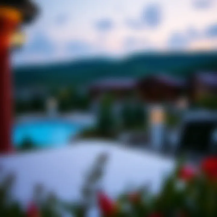 A scenic view of the resort's surroundings enhancing the experience