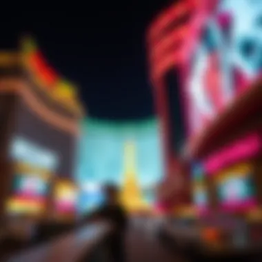 Visual representation of the economic impact of Resorts World Las Vegas on the Las Vegas gaming sector