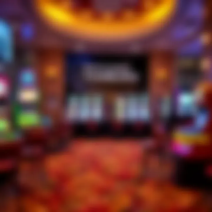 A serene space promoting responsible gambling with informational signage