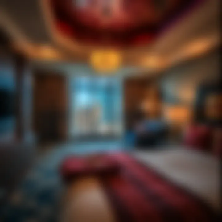 Luxurious room at Winstar Casino Resort