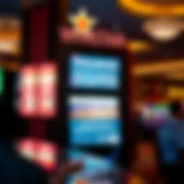 Promotional signage at Winstar Casino