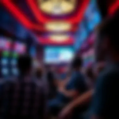 An engaging environment within Sugarhouse, highlighting patrons enjoying the betting experience