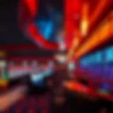 A panoramic view of Sugarhouse, capturing the vibrant atmosphere of sports betting