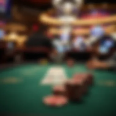 A graphical representation of betting phases in Texas Hold'em.