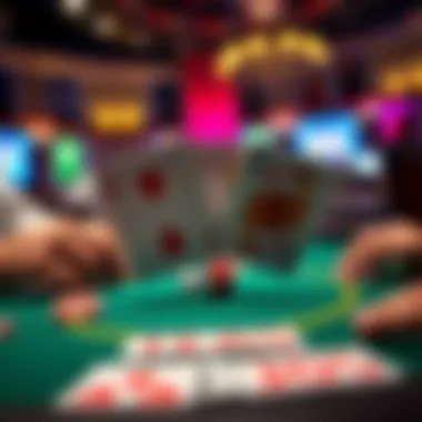 Visual depiction of hand rankings in Texas Hold'em.