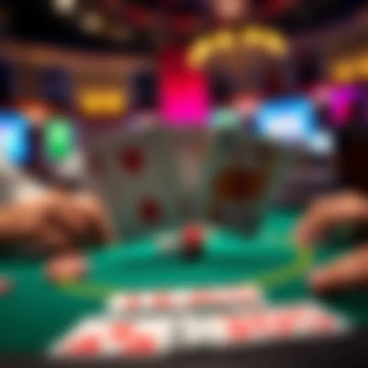 Visual depiction of hand rankings in Texas Hold'em.