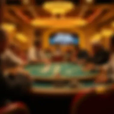 Diagram illustrating player positioning at a Texas Hold'em table.