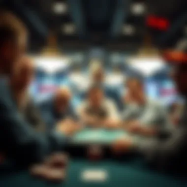 Group of players engaged in a card game