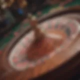 An intricate roulette wheel showcasing chance dynamics