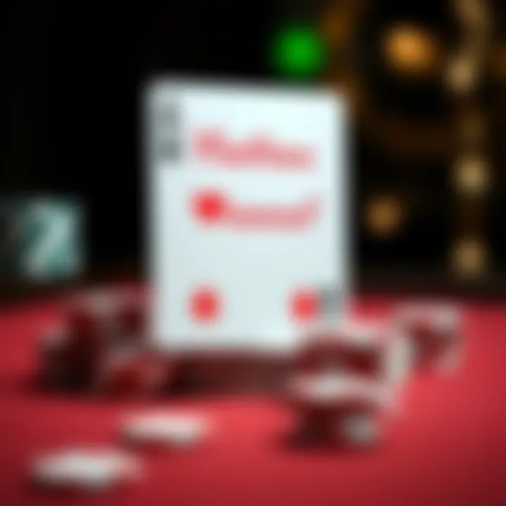 Personalized casino-themed playing cards with names