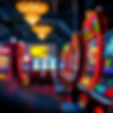 An abstract depiction of trends in mobile gaming, emphasizing the balance between entertainment and responsible gambling