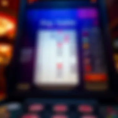 Detailed view of Jacks or Better pay table highlighting various payouts