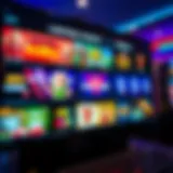 Exploring the Diversity of Online Gambling Promotions Diverse online gambling promotions displayed on a digital screen